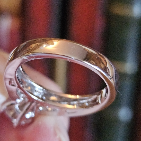 Signed RSC Silvertone Size 6 ring - Picture 4 of 9